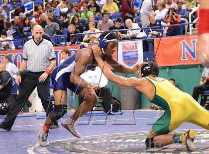 Thumbnail 2 in NCHSAA Individual Wrestling State Tournament (2A, 3A and 4A 1st Consolation Round) photogallery.