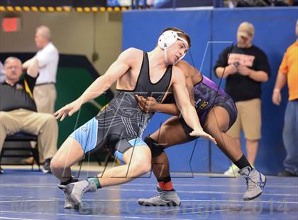 Thumbnail 1 in NCHSAA Individual Wrestling State Tournament (2A, 3A and 4A 1st Consolation Round) photogallery.