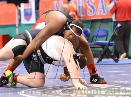 Thumbnail 2 in NCHSAA Individual Wrestling State Tournament (2A, 3A and 4A 1st Consolation Round) photogallery.