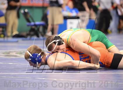 Thumbnail 2 in NCHSAA Individual Wrestling State Tournament (2A, 3A and 4A 1st Consolation Round) photogallery.