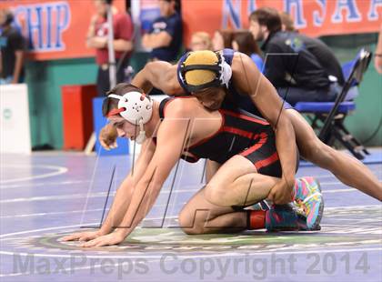 Thumbnail 1 in NCHSAA Individual Wrestling State Tournament (2A, 3A and 4A 1st Consolation Round) photogallery.