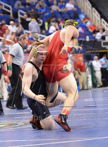 Thumbnail 3 in NCHSAA Individual Wrestling State Tournament (2A, 3A and 4A 1st Consolation Round) photogallery.
