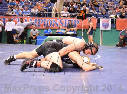 Thumbnail 2 in NCHSAA Individual Wrestling State Tournament (2A, 3A and 4A 1st Consolation Round) photogallery.