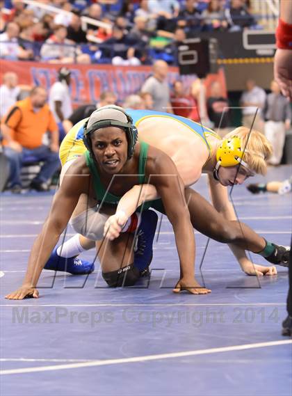 Thumbnail 2 in NCHSAA Individual Wrestling State Tournament (2A, 3A and 4A 1st Consolation Round) photogallery.
