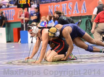 Thumbnail 3 in NCHSAA Individual Wrestling State Tournament (2A, 3A and 4A 1st Consolation Round) photogallery.