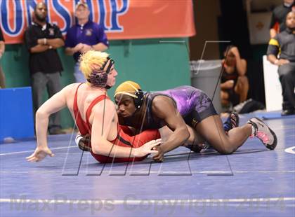 Thumbnail 3 in NCHSAA Individual Wrestling State Tournament (2A, 3A and 4A 1st Consolation Round) photogallery.