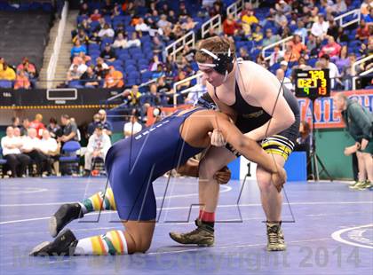 Thumbnail 1 in NCHSAA Individual Wrestling State Tournament (2A, 3A and 4A 1st Consolation Round) photogallery.