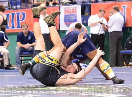 Thumbnail 2 in NCHSAA Individual Wrestling State Tournament (2A, 3A and 4A 1st Consolation Round) photogallery.
