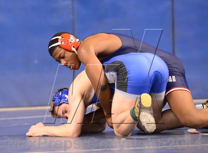 Thumbnail 3 in NCHSAA Individual Wrestling State Tournament (2A, 3A and 4A 1st Consolation Round) photogallery.