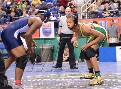 Thumbnail 3 in NCHSAA Individual Wrestling State Tournament (2A, 3A and 4A 1st Consolation Round) photogallery.