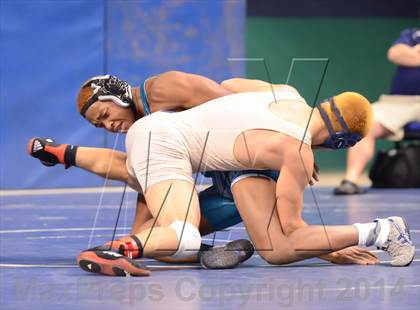 Thumbnail 2 in NCHSAA Individual Wrestling State Tournament (2A, 3A and 4A 1st Consolation Round) photogallery.