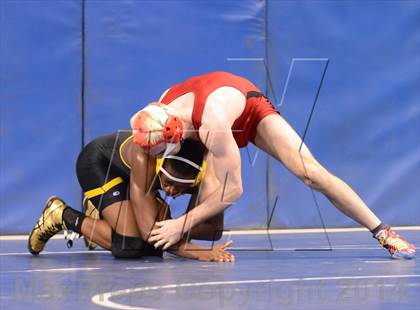 Thumbnail 3 in NCHSAA Individual Wrestling State Tournament (2A, 3A and 4A 1st Consolation Round) photogallery.