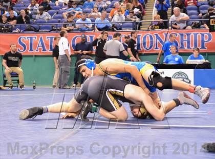 Thumbnail 3 in NCHSAA Individual Wrestling State Tournament (2A, 3A and 4A 1st Consolation Round) photogallery.