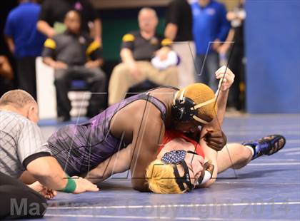 Thumbnail 3 in NCHSAA Individual Wrestling State Tournament (2A, 3A and 4A 1st Consolation Round) photogallery.