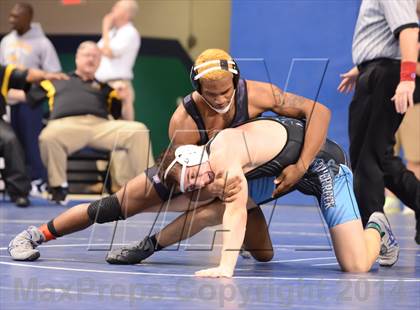 Thumbnail 3 in NCHSAA Individual Wrestling State Tournament (2A, 3A and 4A 1st Consolation Round) photogallery.