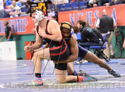 Thumbnail 2 in NCHSAA Individual Wrestling State Tournament (2A, 3A and 4A 1st Consolation Round) photogallery.