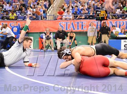 Thumbnail 3 in NCHSAA Individual Wrestling State Tournament (2A, 3A and 4A 1st Consolation Round) photogallery.