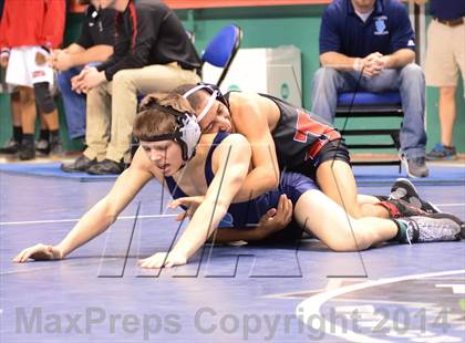 Thumbnail 2 in NCHSAA Individual Wrestling State Tournament (2A, 3A and 4A 1st Consolation Round) photogallery.