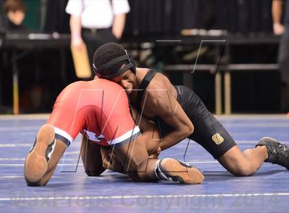 Thumbnail 3 in NCHSAA Individual Wrestling State Tournament (2A, 3A and 4A 1st Consolation Round) photogallery.