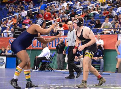 Thumbnail 3 in NCHSAA Individual Wrestling State Tournament (2A, 3A and 4A 1st Consolation Round) photogallery.