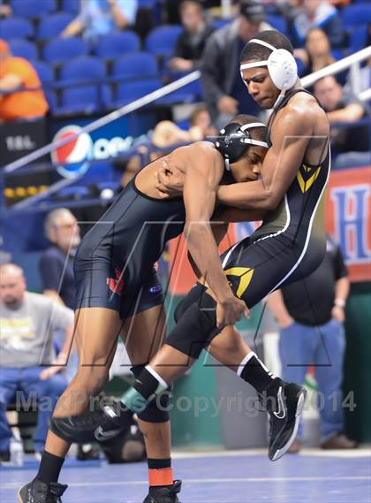 Thumbnail 3 in NCHSAA Individual Wrestling State Tournament (2A, 3A and 4A 1st Consolation Round) photogallery.