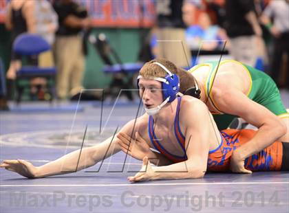 Thumbnail 3 in NCHSAA Individual Wrestling State Tournament (2A, 3A and 4A 1st Consolation Round) photogallery.