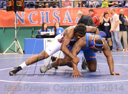 Thumbnail 2 in NCHSAA Individual Wrestling State Tournament (2A, 3A and 4A 1st Consolation Round) photogallery.