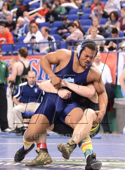 Thumbnail 1 in NCHSAA Individual Wrestling State Tournament (2A, 3A and 4A 1st Consolation Round) photogallery.