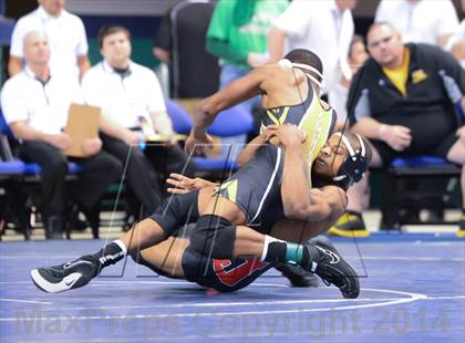 Thumbnail 2 in NCHSAA Individual Wrestling State Tournament (2A, 3A and 4A 1st Consolation Round) photogallery.