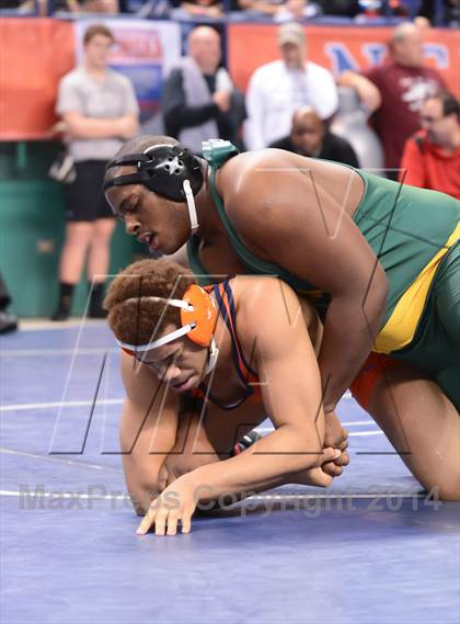 Thumbnail 3 in NCHSAA Individual Wrestling State Tournament (2A, 3A and 4A 1st Consolation Round) photogallery.