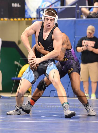 Thumbnail 3 in NCHSAA Individual Wrestling State Tournament (2A, 3A and 4A 1st Consolation Round) photogallery.