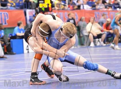 Thumbnail 3 in NCHSAA Individual Wrestling State Tournament (2A, 3A and 4A 1st Consolation Round) photogallery.