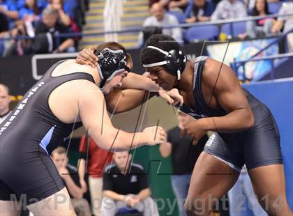 Thumbnail 3 in NCHSAA Individual Wrestling State Tournament (2A, 3A and 4A 1st Consolation Round) photogallery.