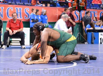 Thumbnail 1 in NCHSAA Individual Wrestling State Tournament (2A, 3A and 4A 1st Consolation Round) photogallery.