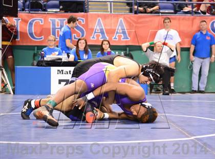 Thumbnail 3 in NCHSAA Individual Wrestling State Tournament (2A, 3A and 4A 1st Consolation Round) photogallery.