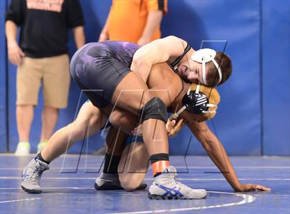 Thumbnail 1 in NCHSAA Individual Wrestling State Tournament (2A, 3A and 4A 1st Consolation Round) photogallery.