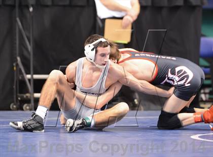 Thumbnail 2 in NCHSAA Individual Wrestling State Tournament (2A, 3A and 4A 1st Consolation Round) photogallery.