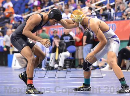 Thumbnail 1 in NCHSAA Individual Wrestling State Tournament (2A, 3A and 4A 1st Consolation Round) photogallery.