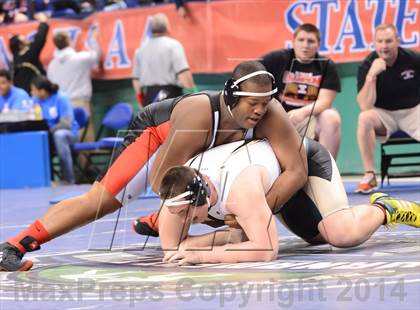 Thumbnail 1 in NCHSAA Individual Wrestling State Tournament (2A, 3A and 4A 1st Consolation Round) photogallery.