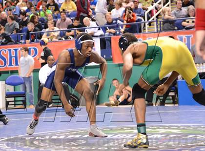 Thumbnail 1 in NCHSAA Individual Wrestling State Tournament (2A, 3A and 4A 1st Consolation Round) photogallery.