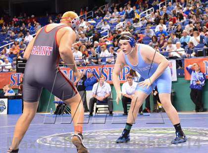 Thumbnail 3 in NCHSAA Individual Wrestling State Tournament (2A, 3A and 4A 1st Consolation Round) photogallery.