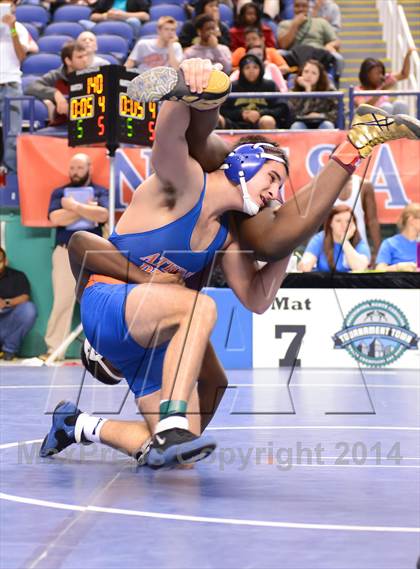 Thumbnail 2 in NCHSAA Individual Wrestling State Tournament (2A, 3A and 4A 1st Consolation Round) photogallery.