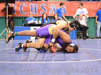 Thumbnail 1 in NCHSAA Individual Wrestling State Tournament (2A, 3A and 4A 1st Consolation Round) photogallery.