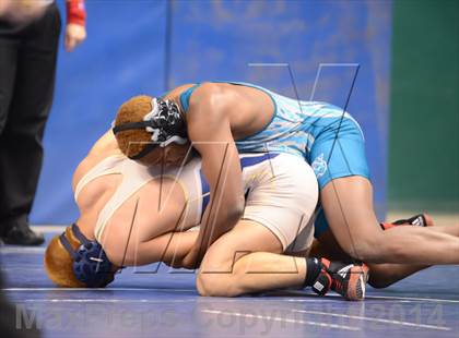Thumbnail 1 in NCHSAA Individual Wrestling State Tournament (2A, 3A and 4A 1st Consolation Round) photogallery.