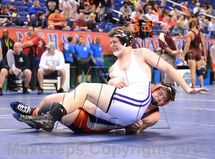 Thumbnail 2 in NCHSAA Individual Wrestling State Tournament (2A, 3A and 4A 1st Consolation Round) photogallery.