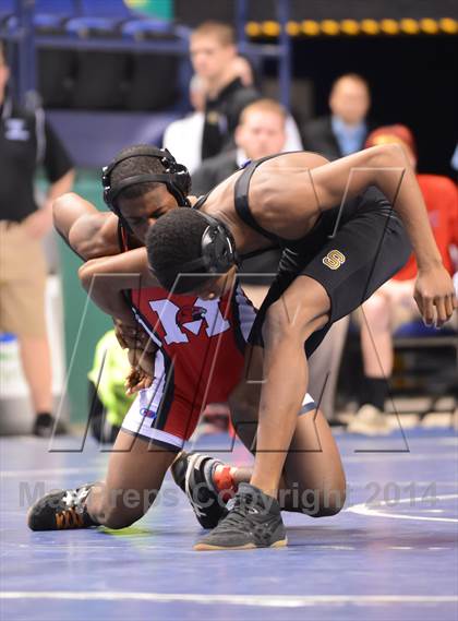 Thumbnail 2 in NCHSAA Individual Wrestling State Tournament (2A, 3A and 4A 1st Consolation Round) photogallery.