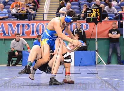 Thumbnail 3 in NCHSAA Individual Wrestling State Tournament (2A, 3A and 4A 1st Consolation Round) photogallery.