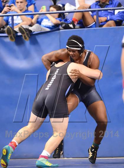 Thumbnail 3 in NCHSAA Individual Wrestling State Tournament (2A, 3A and 4A 1st Consolation Round) photogallery.