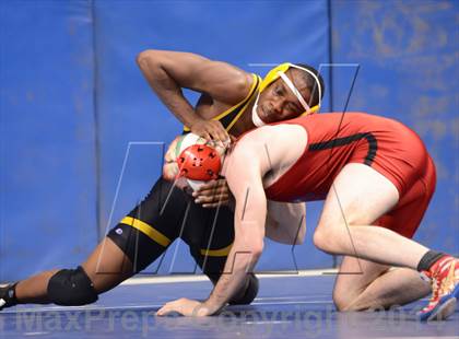 Thumbnail 1 in NCHSAA Individual Wrestling State Tournament (2A, 3A and 4A 1st Consolation Round) photogallery.
