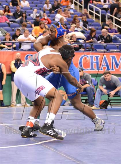 Thumbnail 2 in NCHSAA Individual Wrestling State Tournament (2A, 3A and 4A 1st Consolation Round) photogallery.